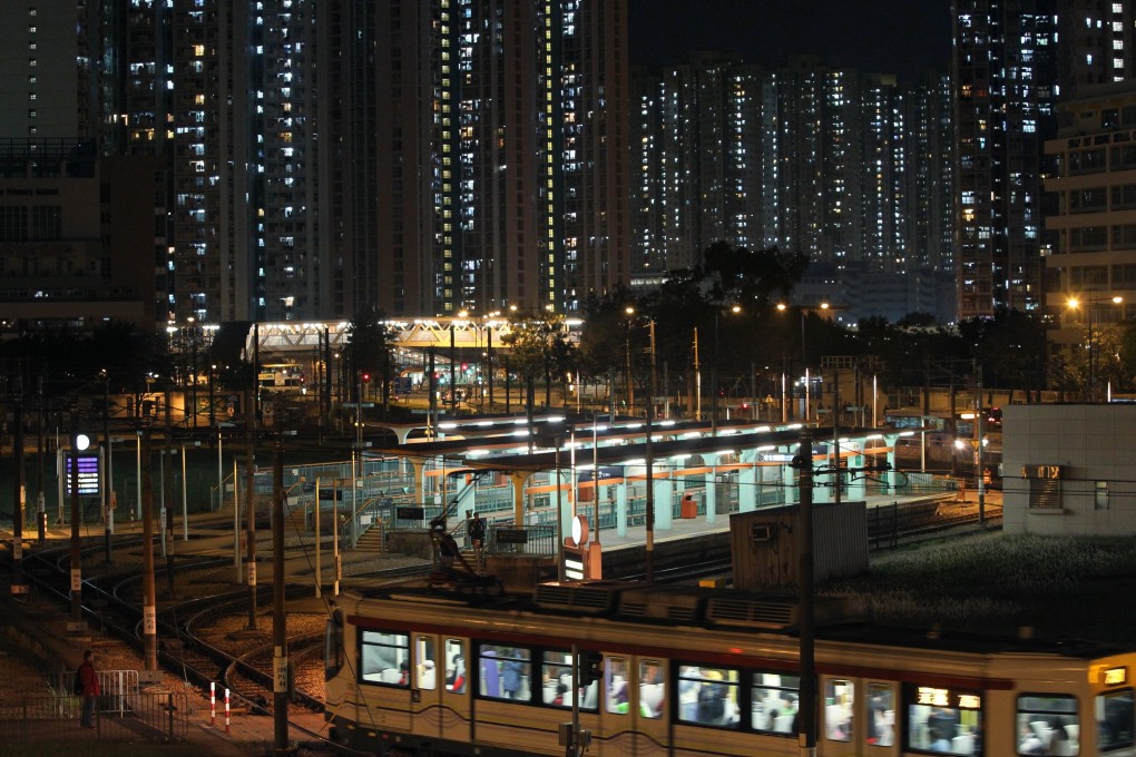 Subsidised housing is to be built above the Tin Wing light rail station in Yuen Long. Photo: Sam Tsang