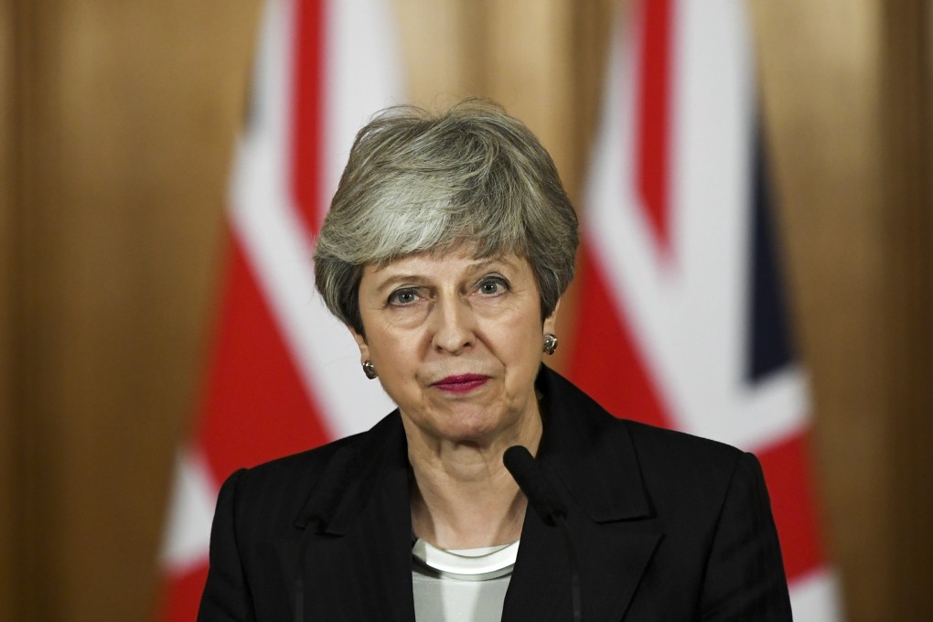 Theresa May has quit as British prime minister. Photo: Bloomberg