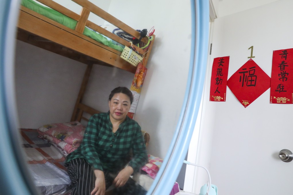 Wu Xiaoping, 51, a single mother who lives with her 18-year-old daughter in community housing. Photo: Nora Tam