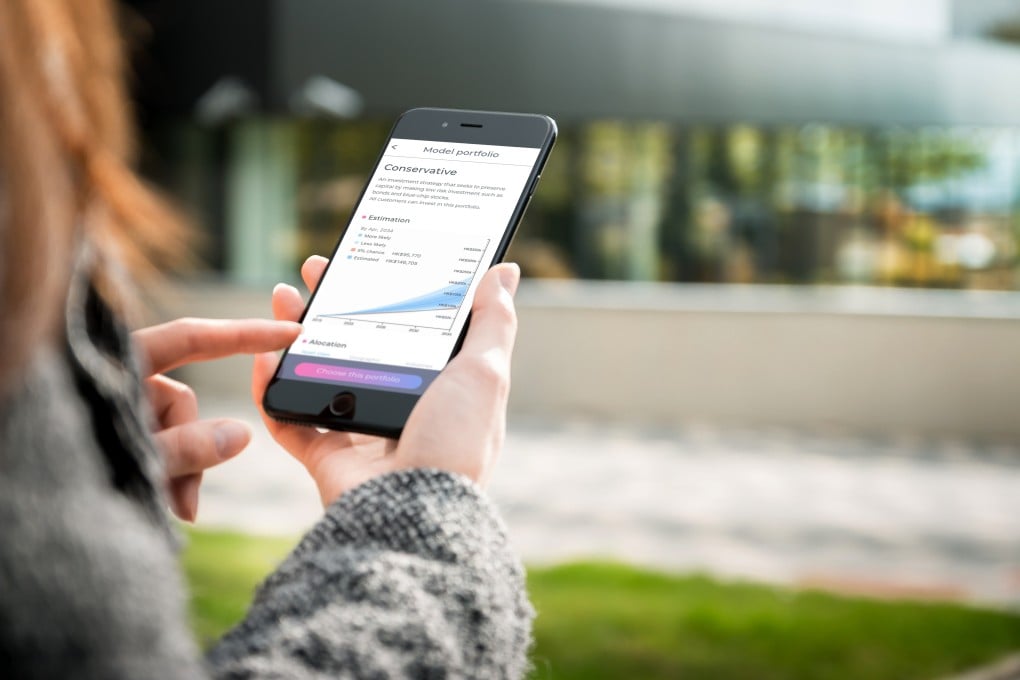 Chloe, an AI personal robo-adviser app designed by 8 Securities, invests the user’s money in a globally diversified portfolio of exchange-traded funds based on provided personal data such as age, income and goals.