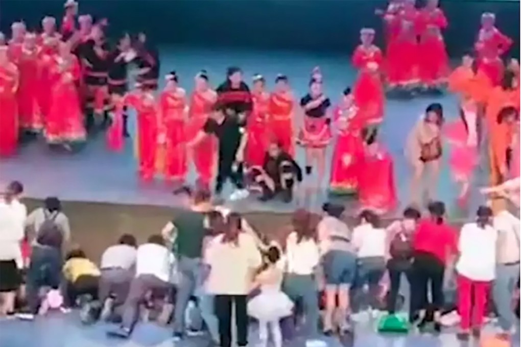 The children were taking part in an audition. Photo: Weixin