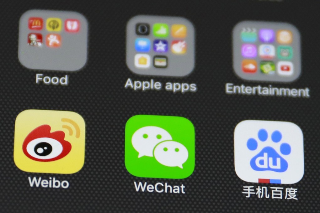 WeChat’s current user base of 1.1 billion has reached a saturation point in a country with an estimated internet population of 829 million. Photo: EPA