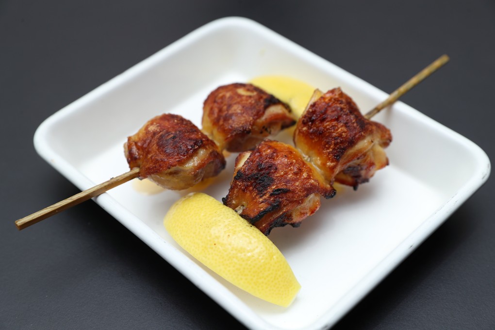 Oyster Chicken with sea salt at Yardbird in Sheung Wan, Hong Kong. Yulia Ezhikova washes it down with her favourite Fernet Hunter highball. Photo: K.Y. Cheng