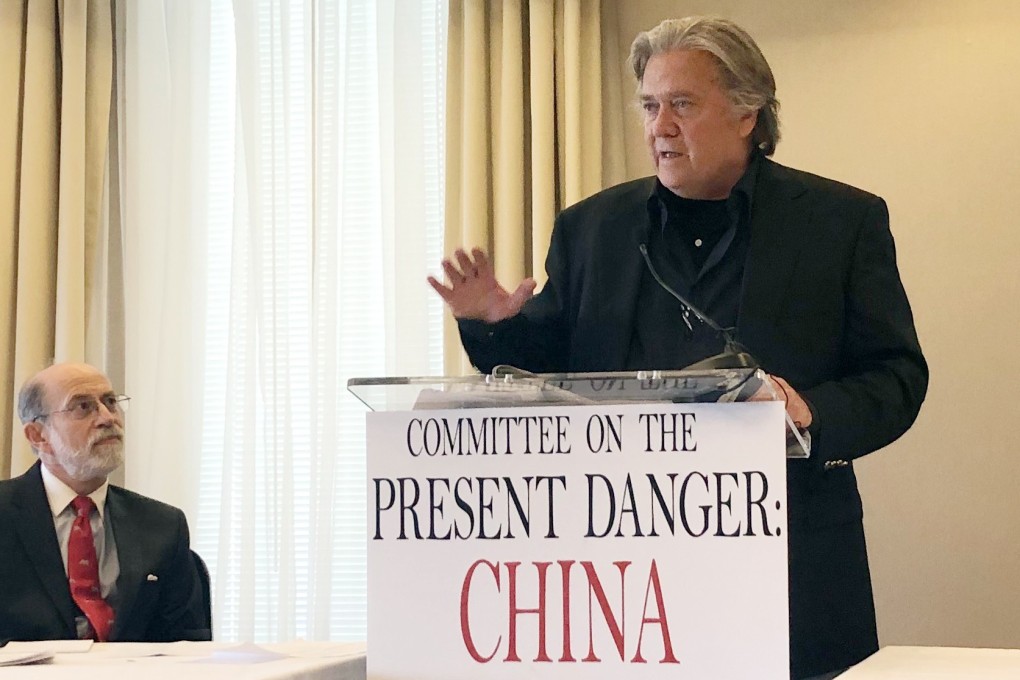 Steve Bannon has revived the cold war era’s Committee on the Present Danger, originally set up against the Soviets, to target China. Photo: Robert Delaney