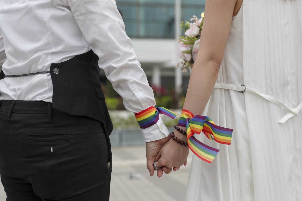 The barrister for the plaintiff described the government’s refusal to let same-sex couples marry and enjoy the same rights as shutting them out of a ‘private member club’. Photo: Sam Tsang