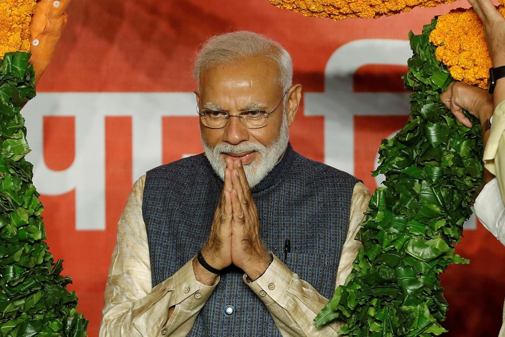 Indian PM Narendra Modi’s party secured 37 per cent of the vote. Photo: Reuters
