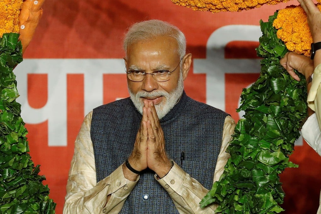 Indian PM Narendra Modi’s party secured 37 per cent of the vote. Photo: Reuters