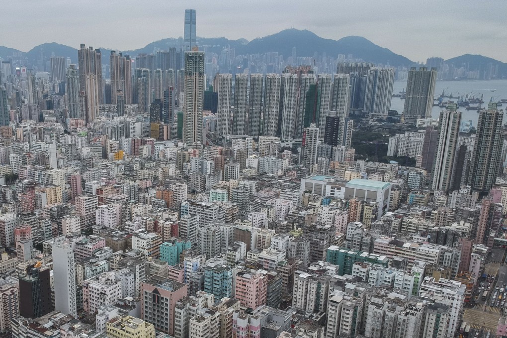 A view across the old low-rise blocks of Sham Shui Po to Tai Kok Tsui and its many new residential and commercial towers. Photo: Roy Issa