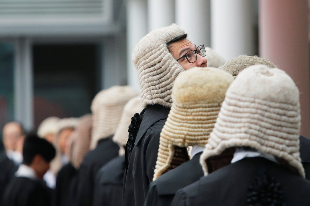 Barristers take part in a ceremony to mark the beginning of the legal year on January 14. Photo: Reuters