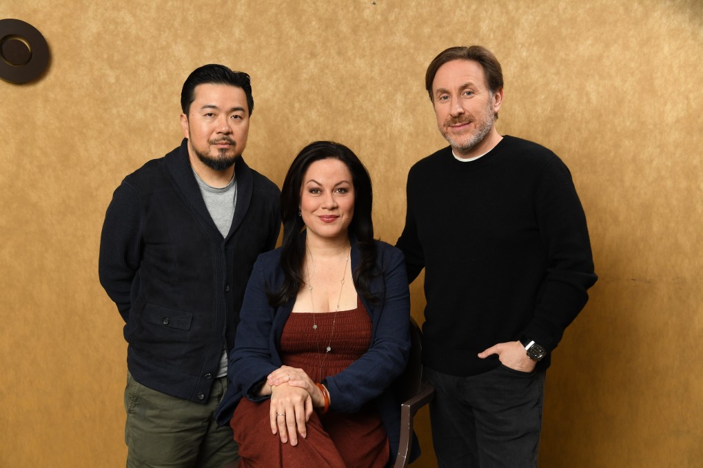 Executive producers Justin Lin, Shannon Lee and Jonathan Tropper promote Warrior. Photo: Shutterstock Andrew Walker