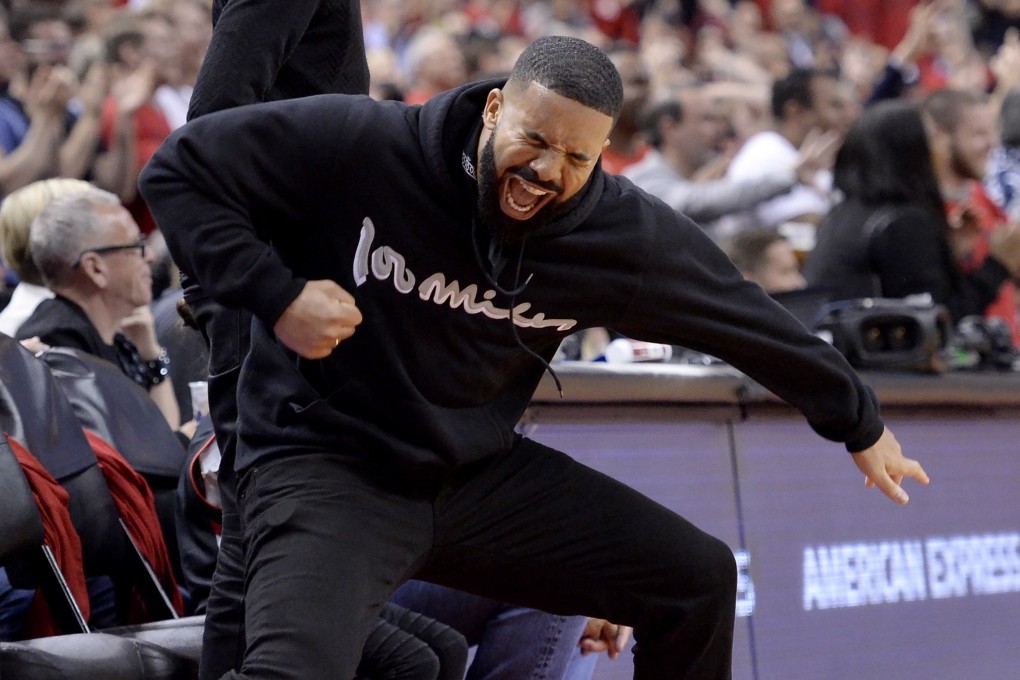 The Toronto Raptors are capitalising on Drake’s celebrity. Photo: AP