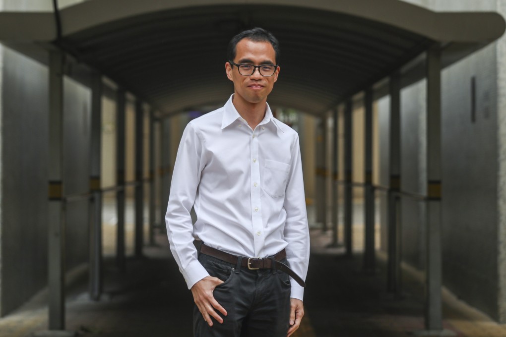 Hoi Wai-hang, a Chinese history and and liberal studies teacher at SKH St Mary’s Church Mok Hing Yiu College. Photo: Xiaomei Chen