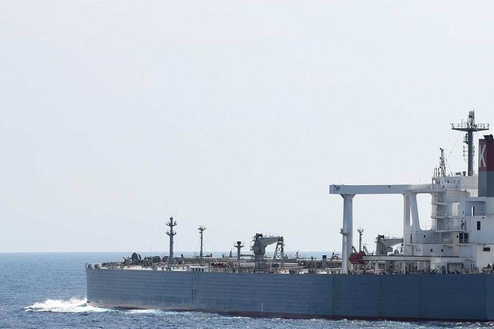 Hong Kong has been told not to offer any services to Pacific Bravo by the Americans, who believe the oil tanker is heading towards the city. Photo: www.wakentsu.com/MarineTraffic.com