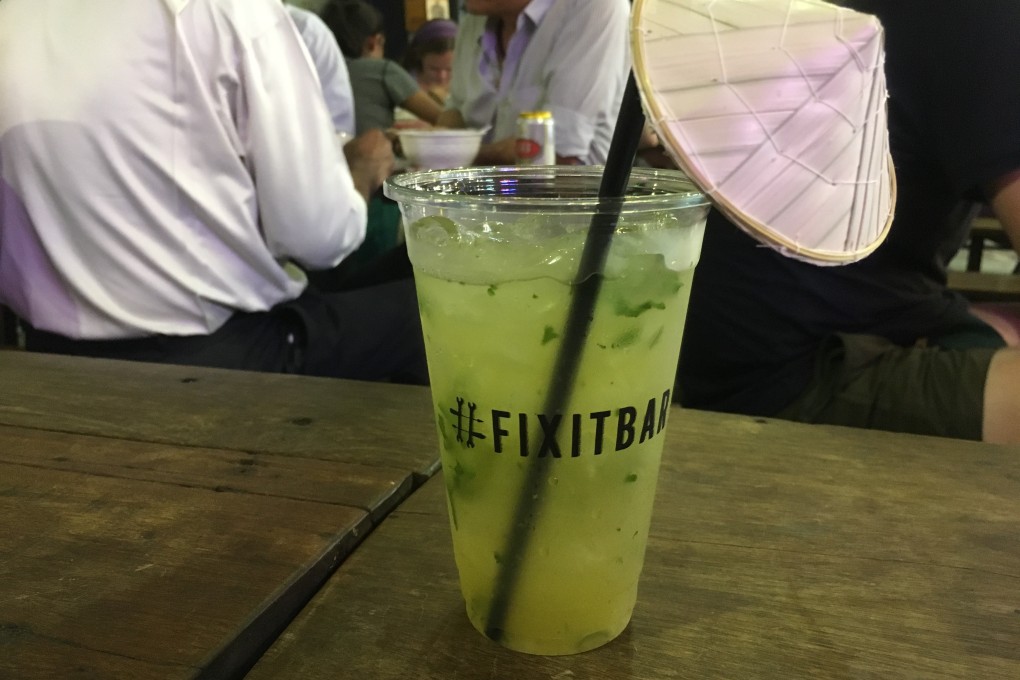 The Bánh Mi cocktail at Fix It bar, in Ho Chi Minh City, Vietnam. Photo: Tamara Hinson