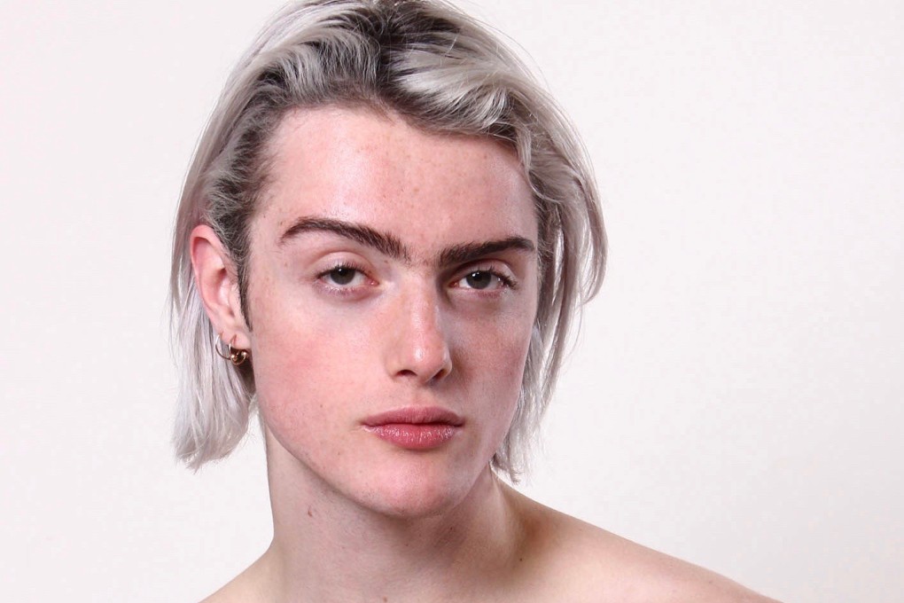 Trans male model Casil McArthur.