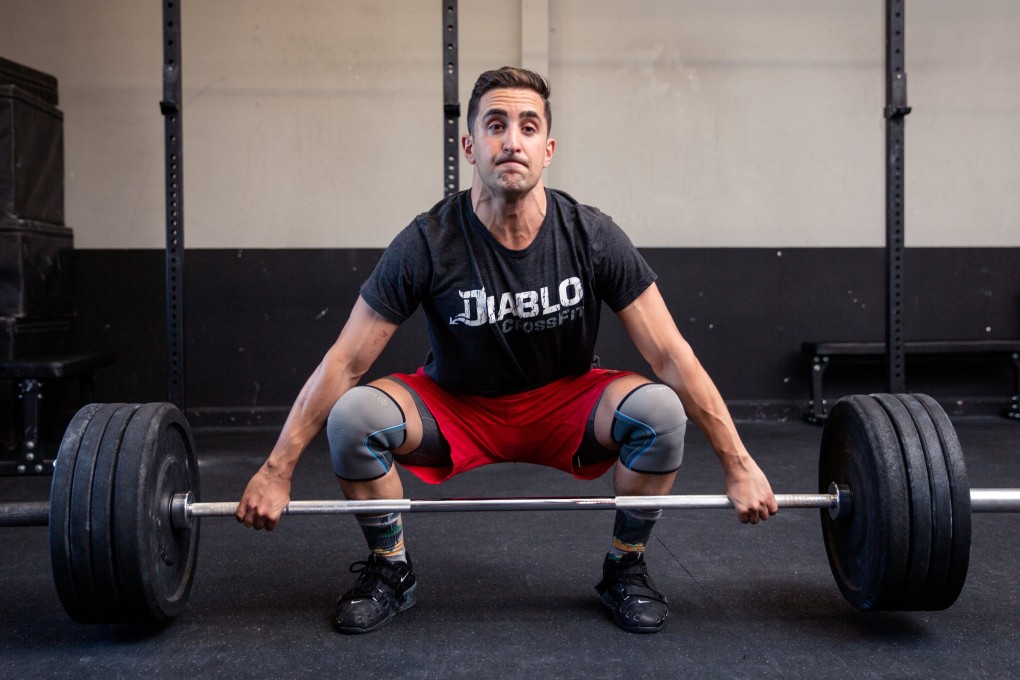 Payam A. Saljoughian working out at his Diablo CrossFit box in the San Francisco Bay Area. Photo: Handout