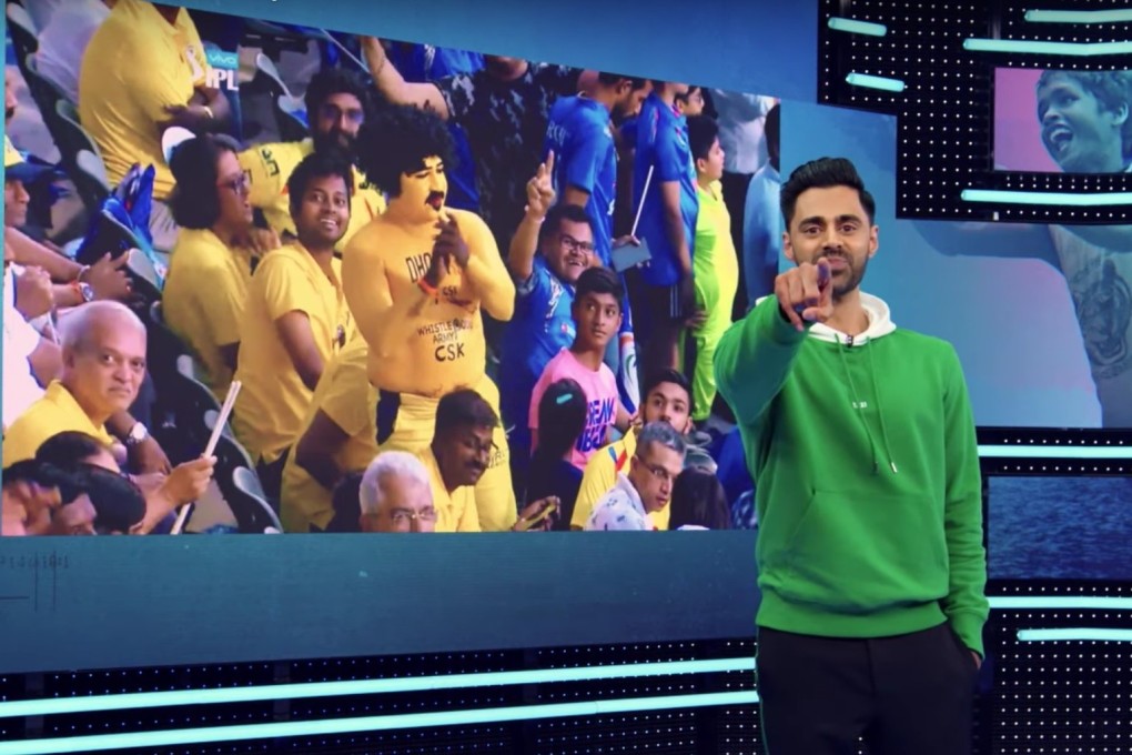 Hasan Minhaj talks about Indian cricket in “Patriot Act”. Photo: YouTube