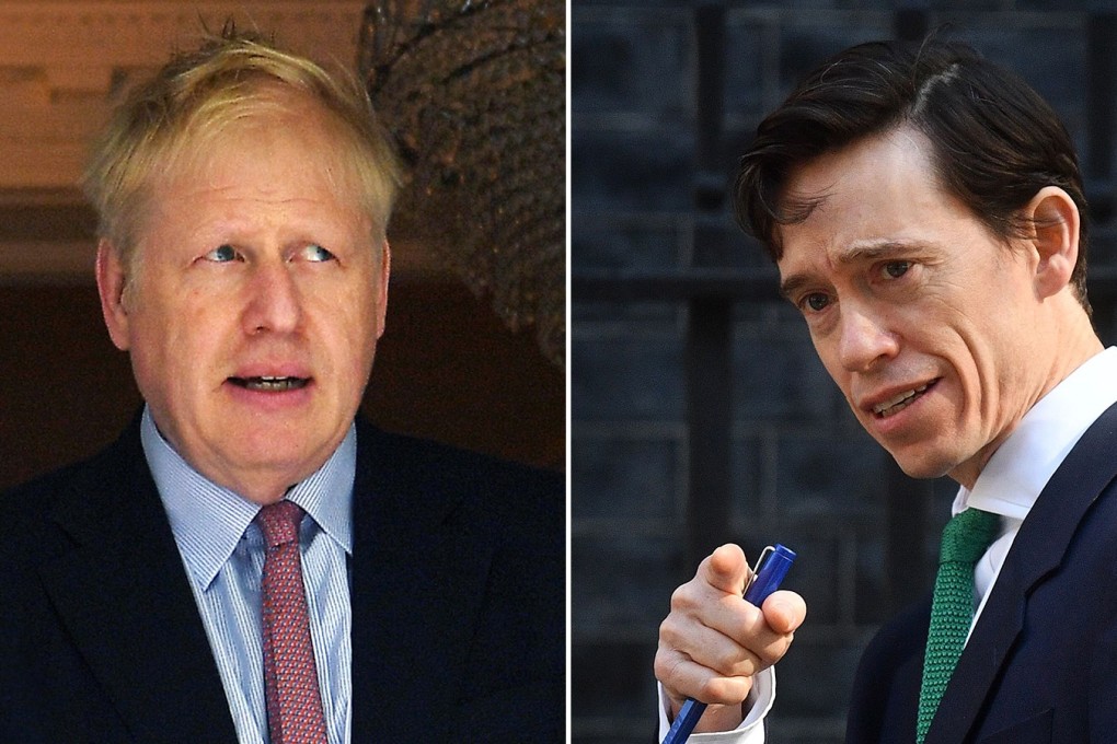 Former British foreign secretary Boris Johnson (left) and Britain's International Development Secretary Rory Stewart (right). Photo: EPA/ AFP