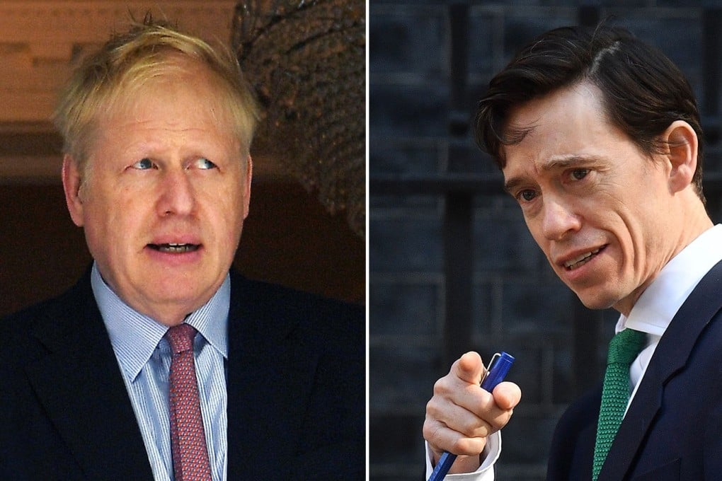 Former British foreign secretary Boris Johnson (left) and Britain's International Development Secretary Rory Stewart (right). Photo: EPA/ AFP