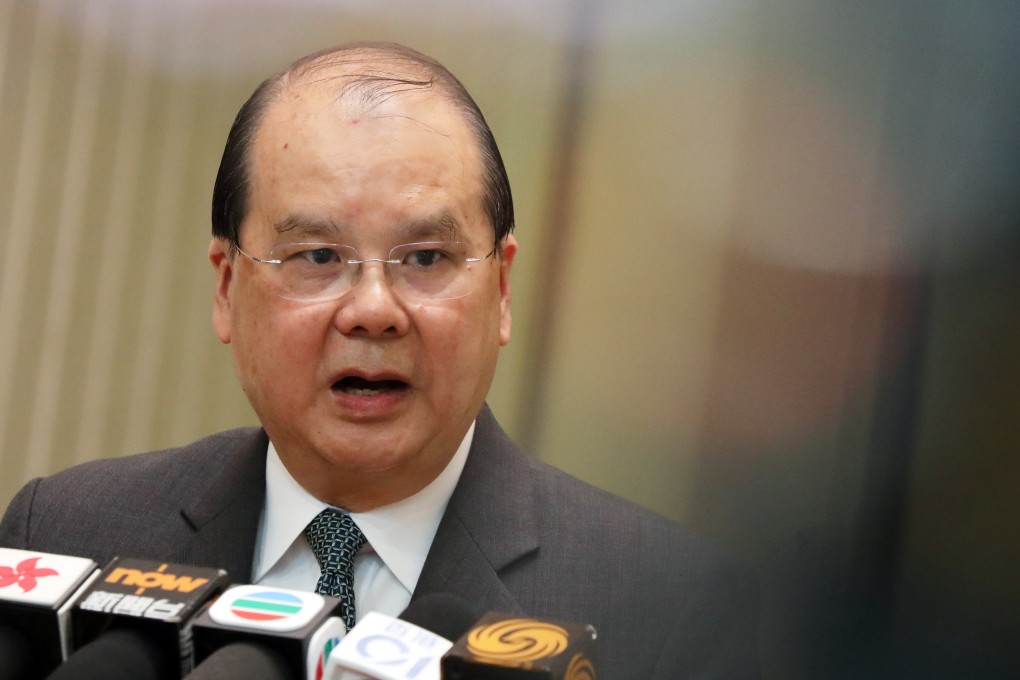 Chief Secretary Matthew Cheung had met business leaders to allay fears over the extradition bill. Photo: Nora Tam