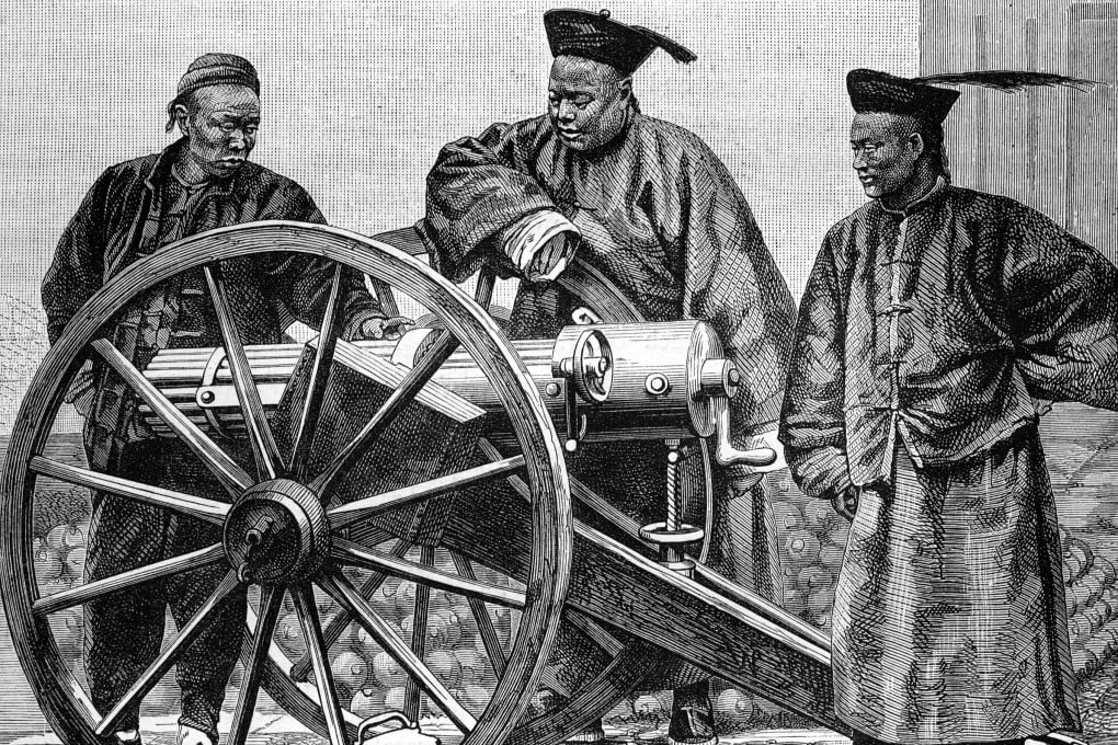 Artillery personnel in China, circa 1888. Photo: Alamy