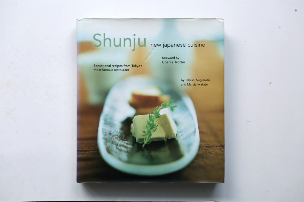Shunju: New Japanese Cuisine cookbook by Takashi Sugimoto contains recipes from the designer’s restaurant in the Mishuku district of Tokyo. Photo: Jonathan Wong
