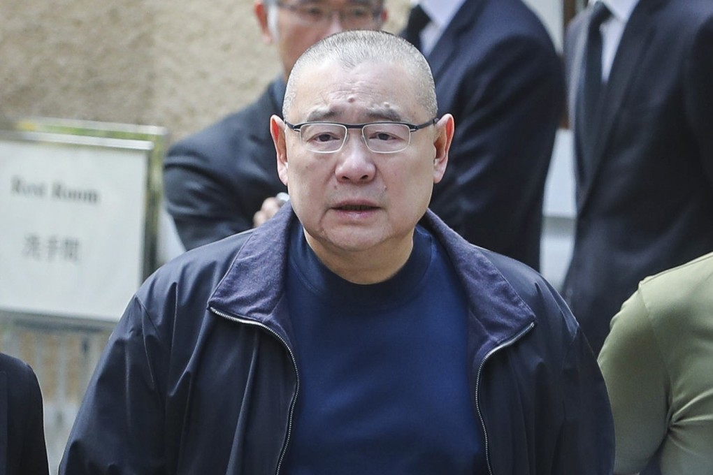Joseph Lau Luen-hung attends the funeral service for real estate tycoon Walter Kwok Ping-sheung at St John’s Cathedral in Central on November 1, 2018. Lau has dropped his legal challenge to the government’s extradition bill. Photo: Sam Tsang