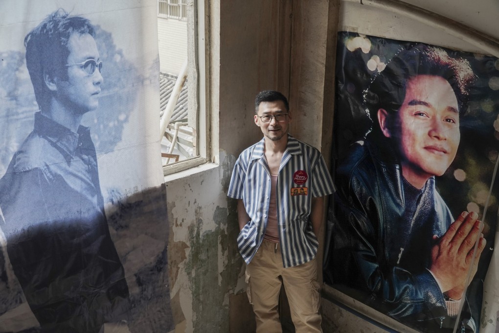 Lu Xiaochuan is the founder of the Wei Ni Zhong Qing cafe dedicated to late Canto-pop star Leslie Cheung. Photo: Thomas Yau