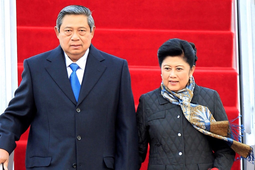 Susilo Bambang Yudhoyono and his wife, Ani, in 2012. Photo: Reuters