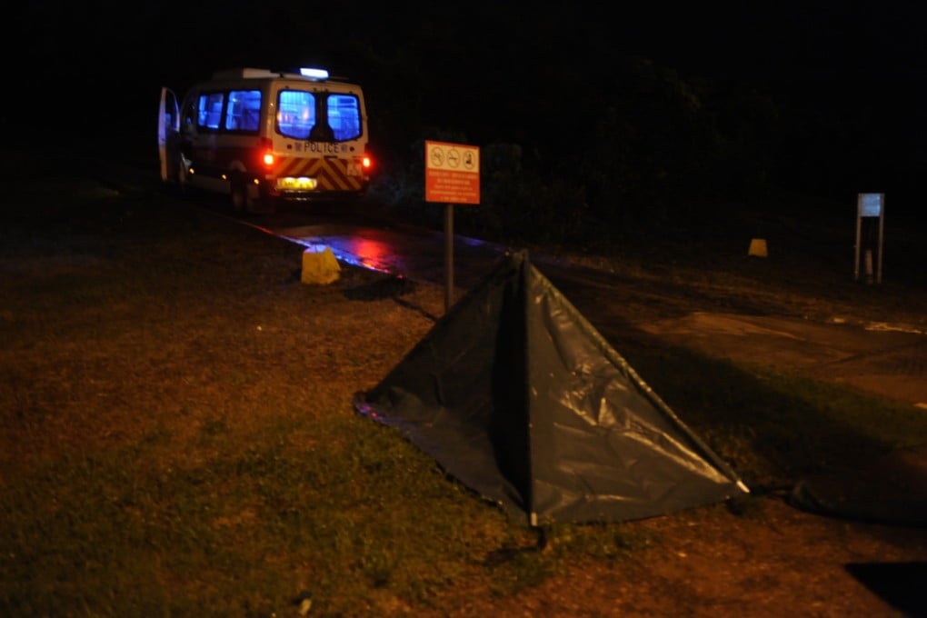 The decomposing corpse was spotted on a beach off Lap Sap Wan at Cape D’Aguilar. Photo: Handout
