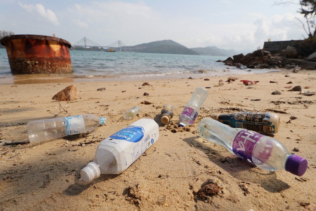 Plastic bottles found on Hong Kong’s beaches could have drifted in from the region. Photo: Winson Wong