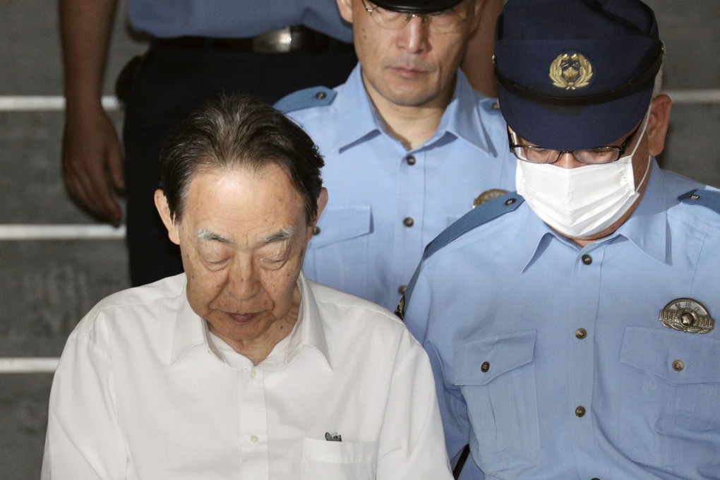 Hideaki Kumazawa was arrested on Saturday after allegedly killing his 44-year-old son. Photo: Kyodo