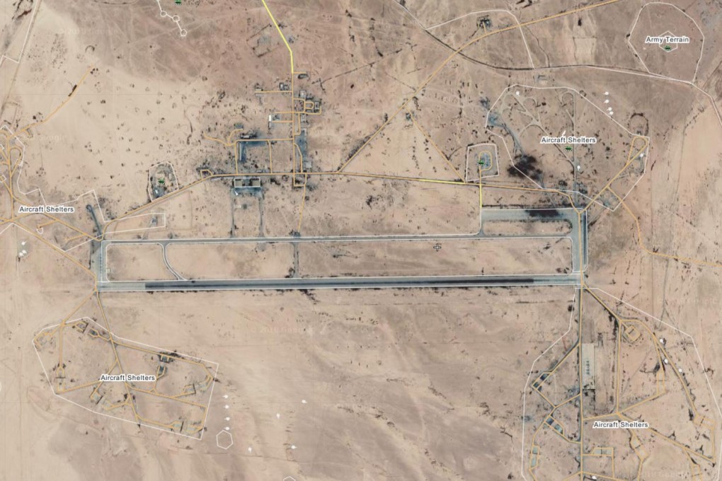 The T4 airbase, also known as Tiyas, is halfway between Homs and the ancient ruins of Palmyra.