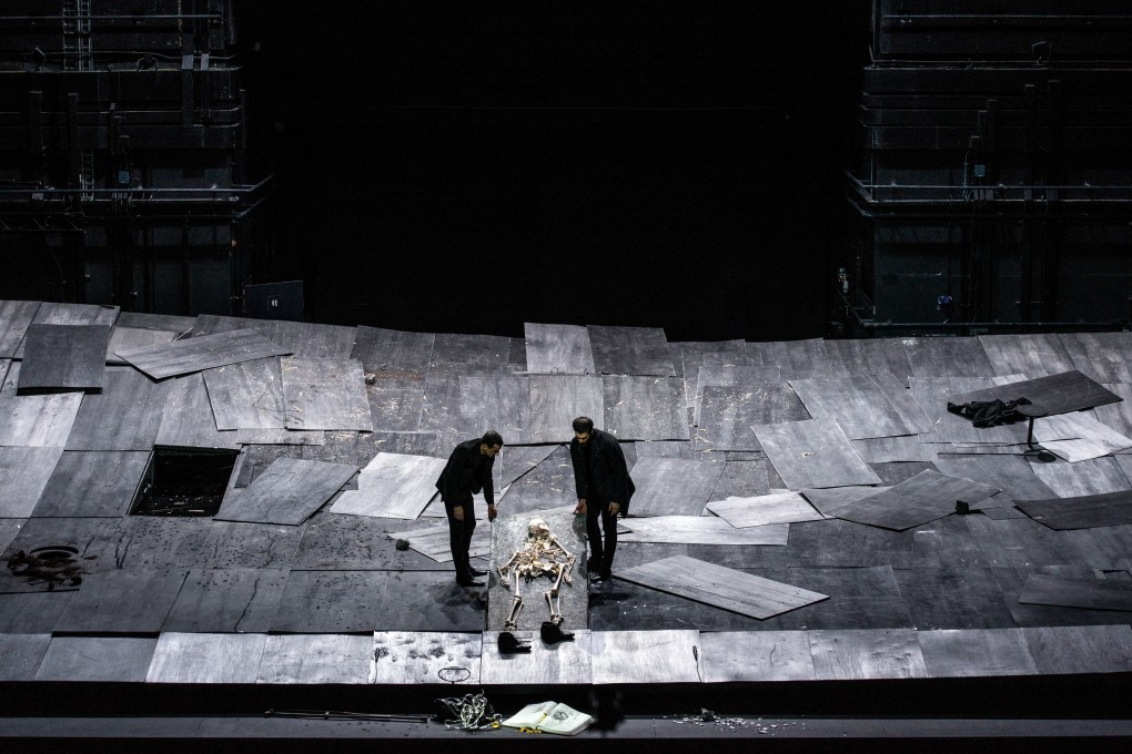 In Dimitris Papaioannou’s dance production, ‘The Great Tamer’, dreamlike and often eerie imagery is used as an ode to death. Photo: Julian Mommert