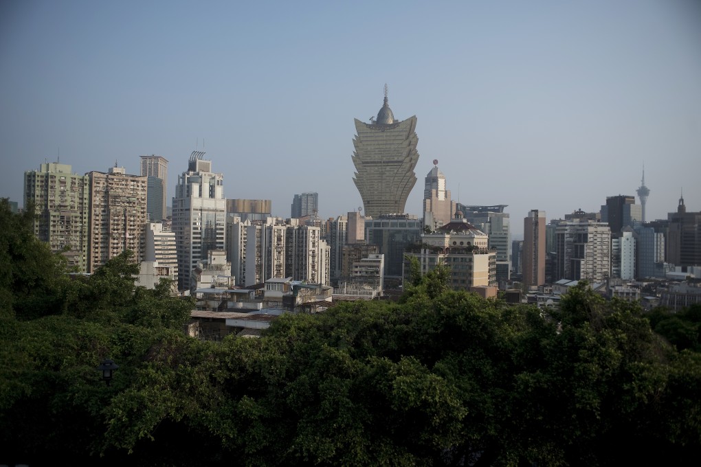 Macau city view (including Grand Lisboa, centre back) from Fortaleza do Monte on 18 April 2017. Photo: SCMP / Xiaomei Chen