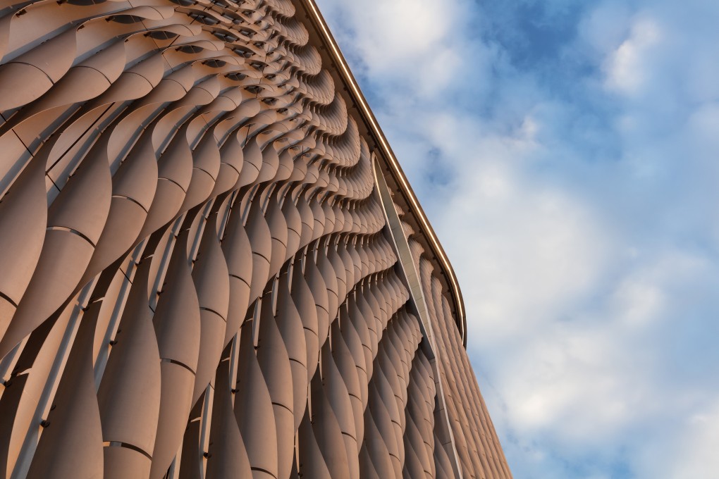 The facade of the Xiqu Centre, at Hong Kong’s West Kowloon Cultural District. Photo: Ema Peter