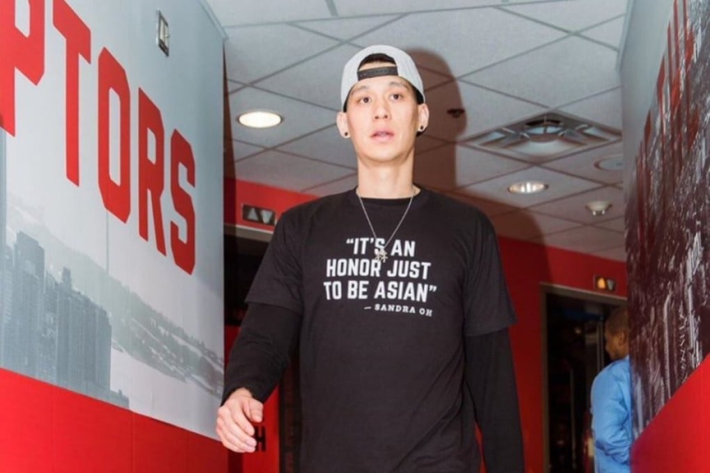 Jeremy Lin arrives at Game One of the NBA Finals. Photo: Twitter