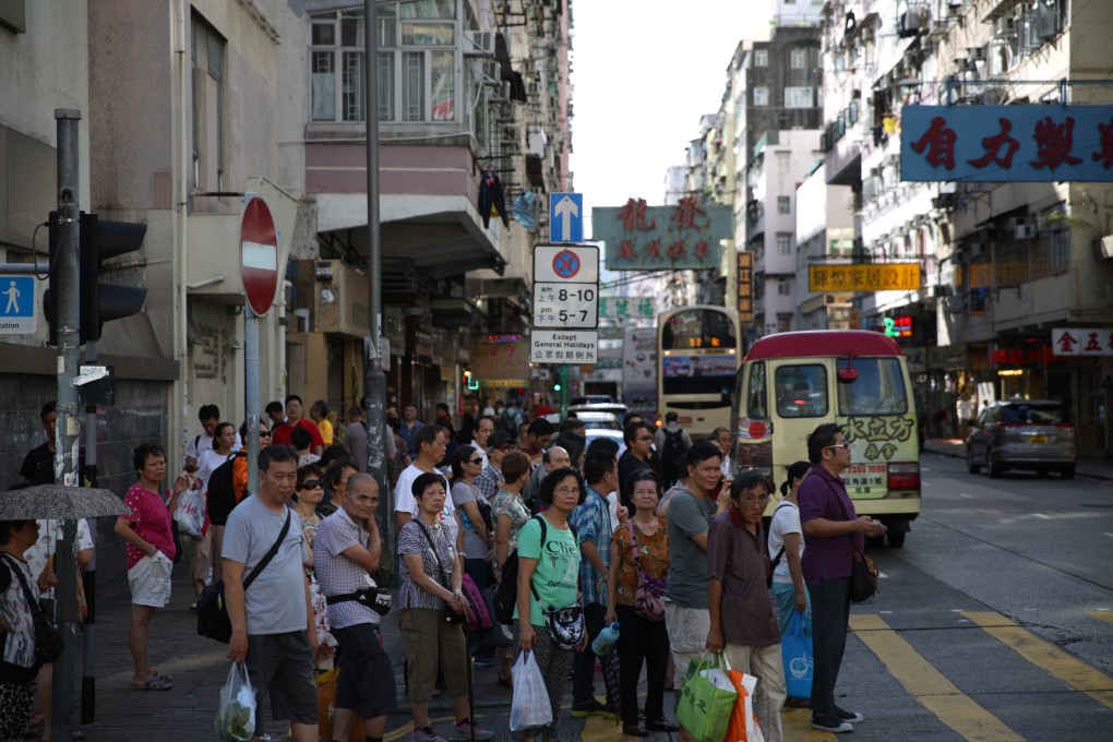 A street in Sham Shui Po, one of Hong Kong’s oldest districts, where the district council has slammed a pedestrian-friendly plan to cut speed limits as ‘unrealistic’. Photo: Handout