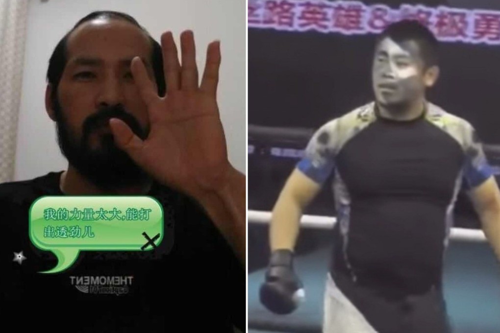 Lu Gang is blaming his malnutrition for his embarrassing defeat by Xu Xiaodong. Photos: YouTube