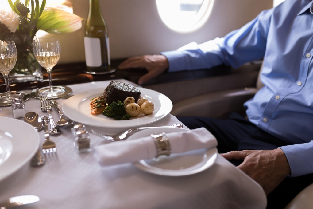 Whether it’s a three-Michelin-star dining experience or a McDonald’s happy meal, there’s no limit to what food you can order on a private jet. Photo: Alamy