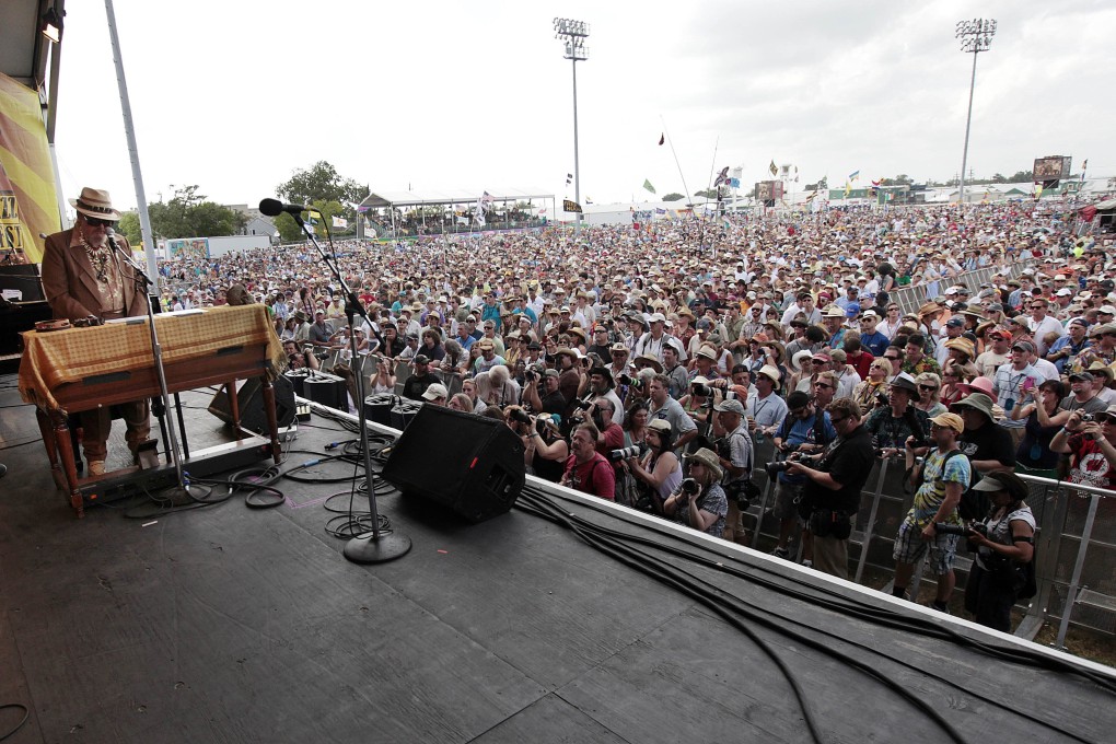 Dr John performing at the Louisiana Jazz and Heritage Festival in New Orleans in 2011. Photo: AP