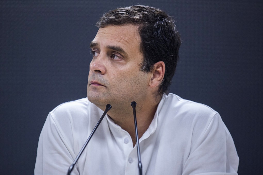 Rahul Gandhi, president of the Indian National Congress party. Photo: Bloomberg