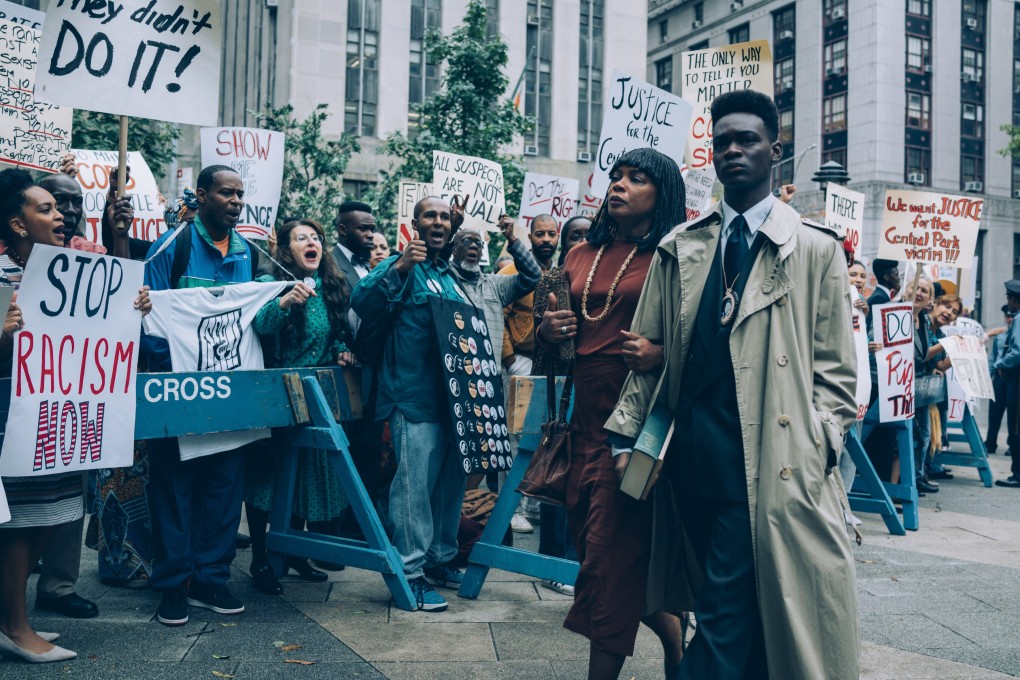 A still from the Netflix miniseries When They See Us. About the Central Park Five, it has stirred up anger among viewers, particularly towards one of the case prosecutors Linda Fairstein. Photo: Atsushi Nishijima/Netflix