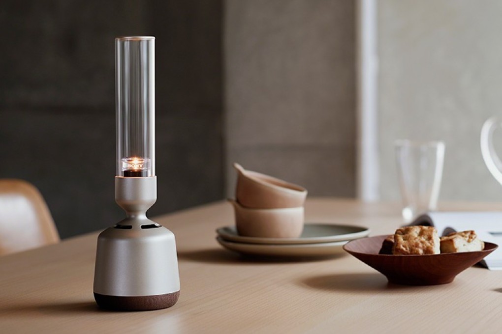 Sony’s LSPX-S2 Glass Sound Speaker has a candle-like aesthetic at the core of its design.