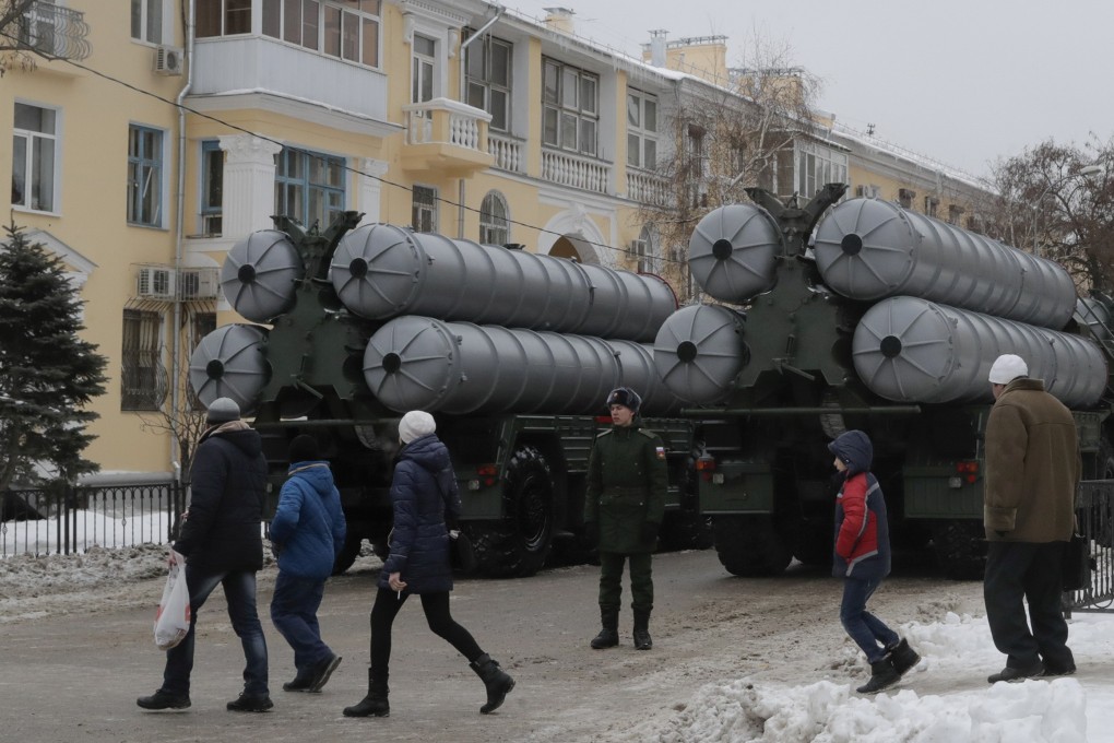 Russian S-400 missile air defence systems. Photo: Reuters