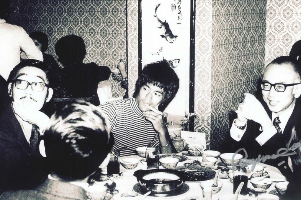 Raymond Chow (right) and Bruce Lee (middle) in 1972, a period where Hong Kong cinema was finding its wings.