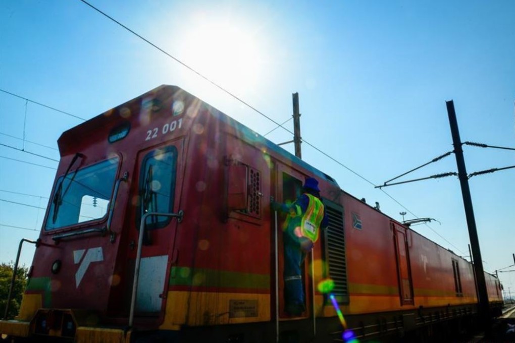An inquiry is probing Transnet’s contract with a Chinese rail firm to build locomotives. File photo: Xinhua