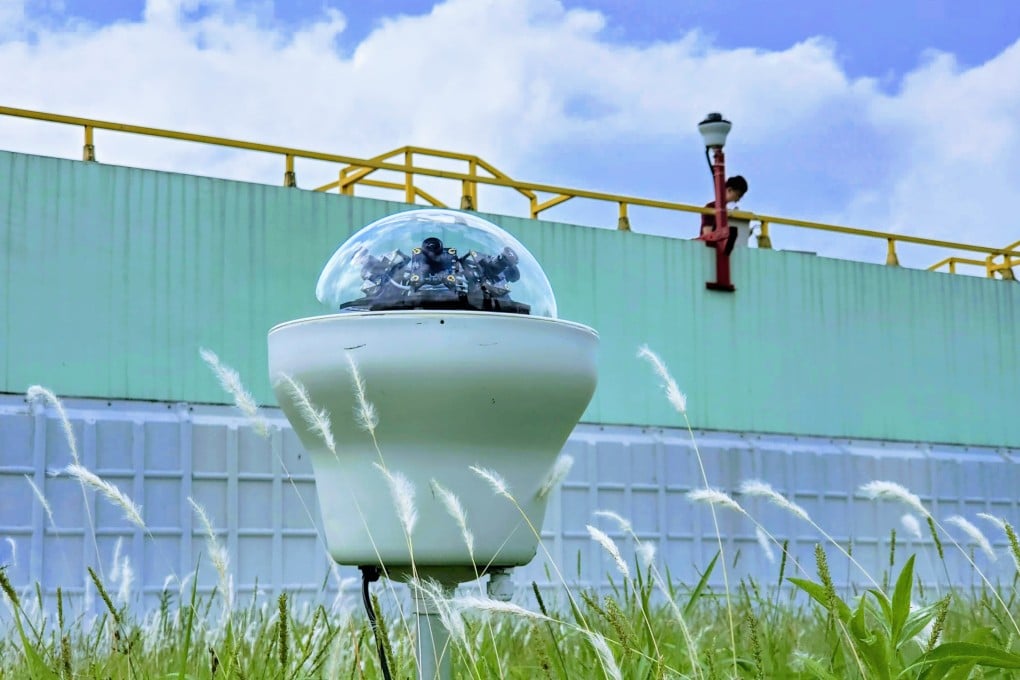 An AI device used by the Drainage Services Department in Penfold Park in Sha Tin. Photo: Handout