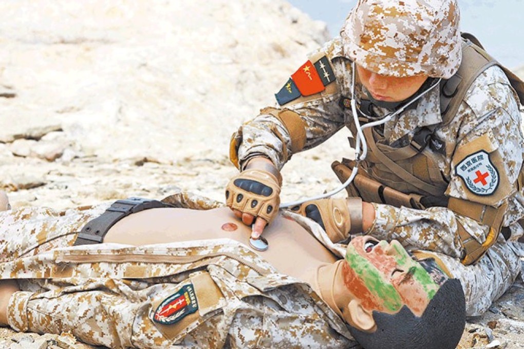 The device is designed to simulate more than 300 battlefield wounds. Photo: Weibo