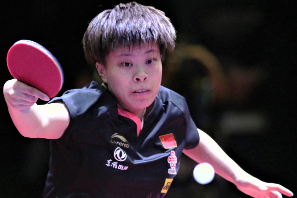 China’s Wang Yidi on her way to taking her first senior title after her women’s singles victory at the Hong Kong Open. Photo: Handout